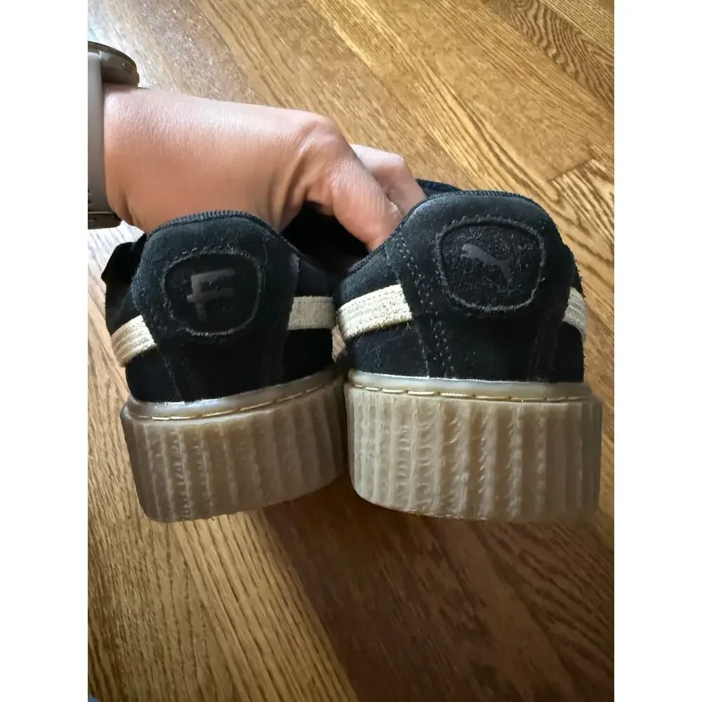 Fenty x Puma Creeper Phatty Black Warm White Size 4.5 - Picture 9 of 11